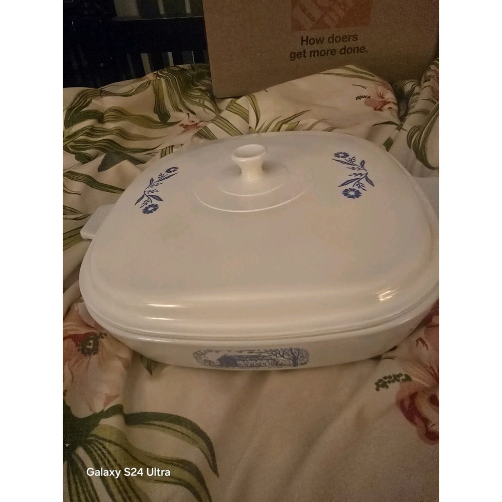 amana radarange browning skillet with lid by Corning